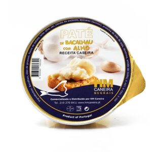 Patê de Bacalhau com alho H.M. Caneira Preta 70 gr-0